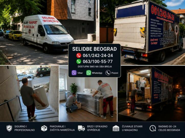 Selidbe kombi i kamion montaza nametaja Beograd