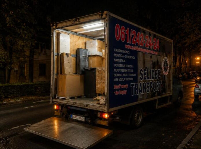 Ne brinite ovako vozimo na AI Kombi prevoz selidbe Beograd